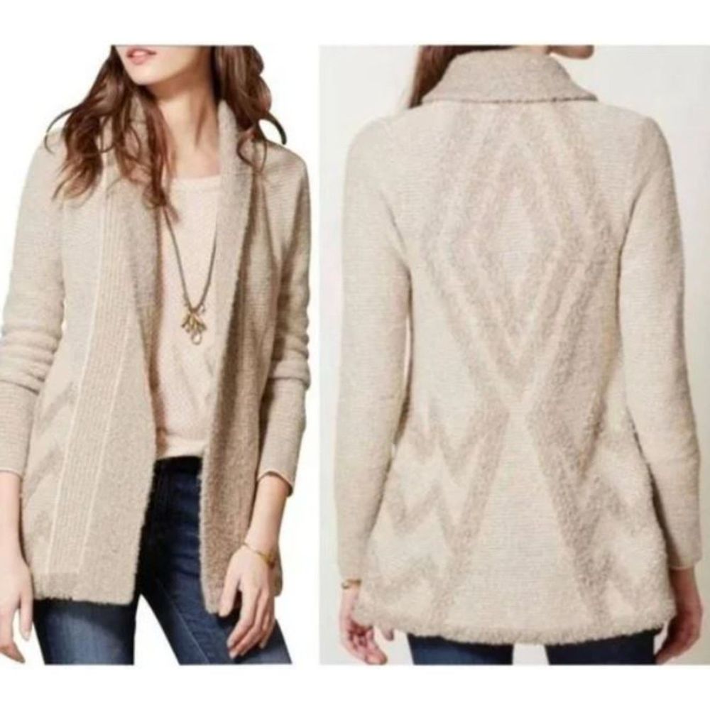 Anthropologie ANGEL OF THE NORTH Equinox wool Cardigan Small
